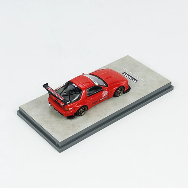 Tarmac Works 1:64 Model Car Pandem RX-7 FC3S Alloy Die-Cast Sport Vehicle -Red 4