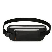 Travel Fanny Pack Money Belt RFID Blocking Sports Waist Bag Fanny Pack Hidden Wallet Zip Waterproof Running Waist Bag 2