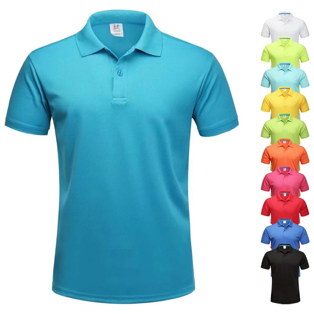 Golf Polo T Shirt Men Dry Fit Breathable Quick Dry For Men