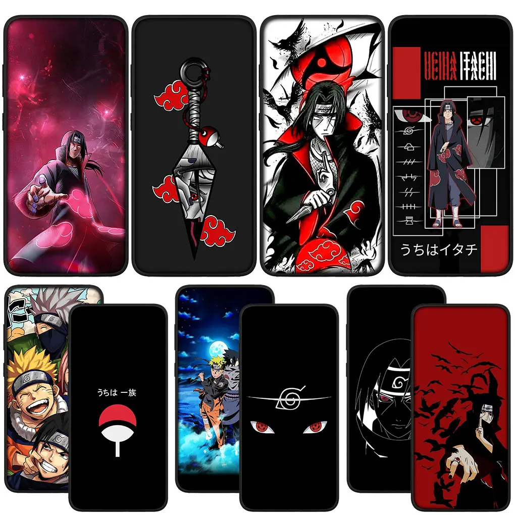 Akatsukis Itachis Uchihas Sasukes Soft Cover Phone Per Samsung Galaxy S21 S20 Fe S23 S22 Ultra S8 Plus A12 A13 A21S A71 M21 Case