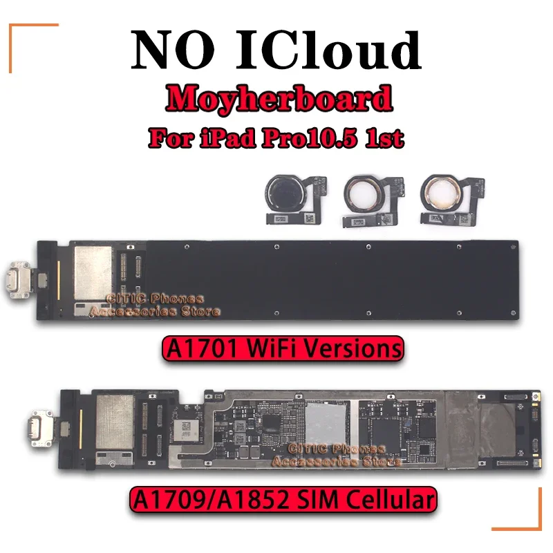 Carte Mère IPad Pro 10.5 Pouces A1709 256Go Cellular + WiFi – Gris Sidéral