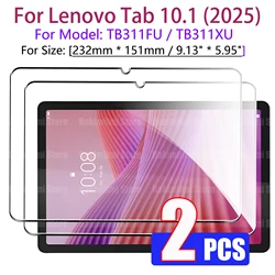 Premium HD Clear Screen Protector for 10.1 Inch Tablets - Tempered Glass Film, Bubble - Free Installation (2PCS Tempered Glass)