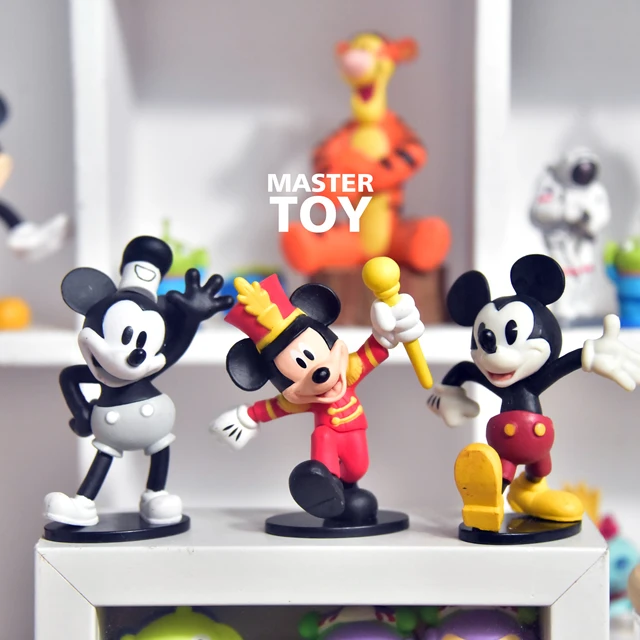 Disney Mickey Mouse Figure Ceramic Ornament Living Room Mickey Minnie  Figurines Creative Ornament Home Tv Cabinet Decoration - Action Figures -  AliExpress