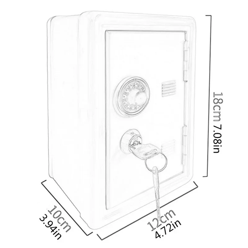 Mini Atm Money Box Creative Piggy Bank Password Digital Coins Cash Deposit Children Security Saving Safe Box Best New Year Gift 6