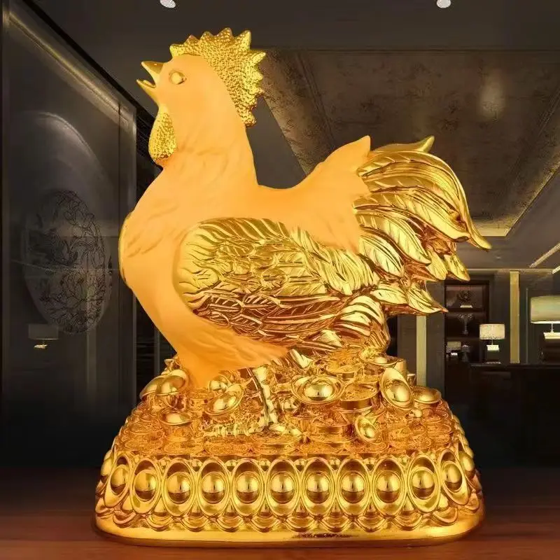 

Golden Rooste Money Bank Living Room Wine Cabinet Figurines TV Gateway Home Decor Cashier Decoration Opening Housewarming gifts