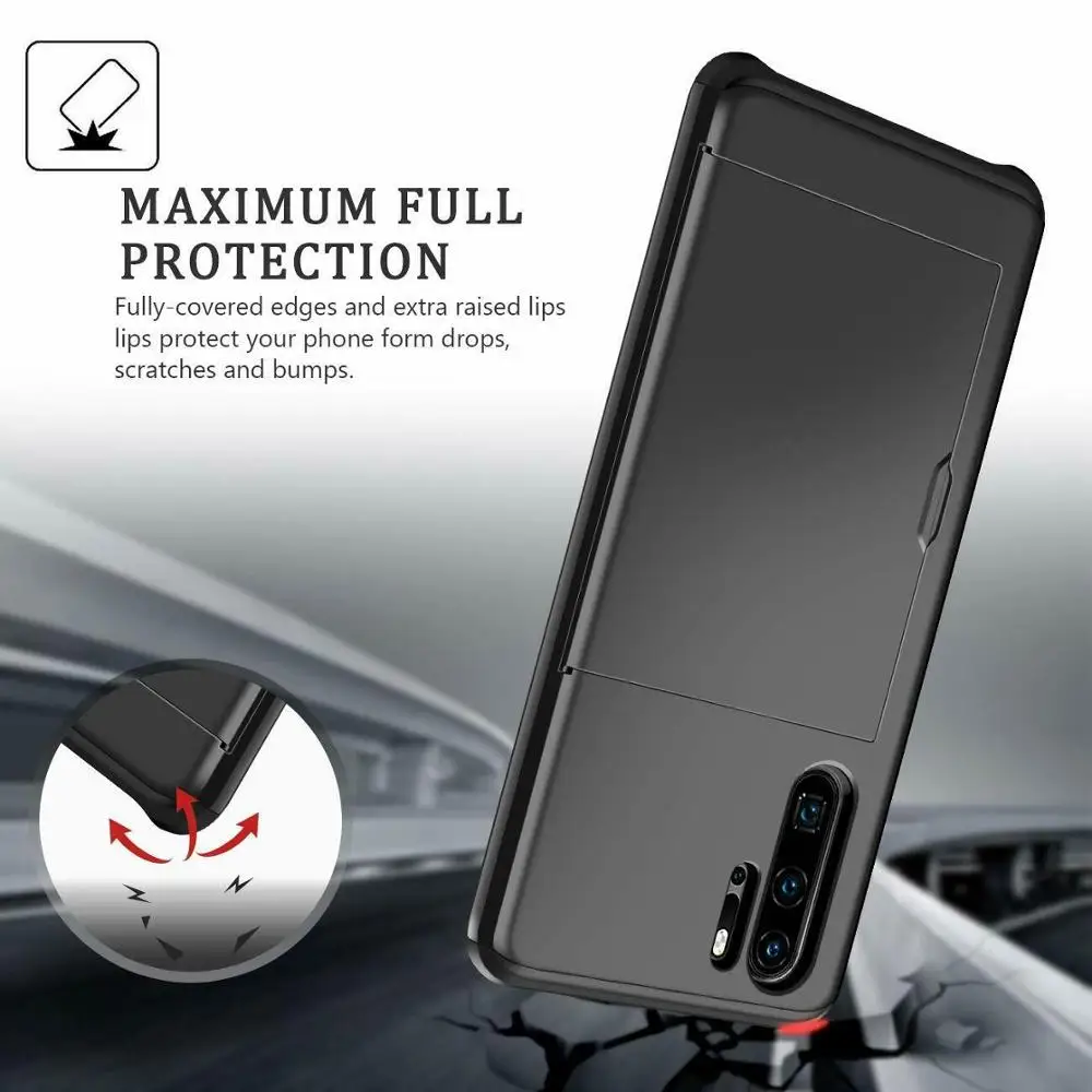 Custodia Militare Per Huawei P30 Pro Con Supporto Auto Magnetico E Cavalletto 360° - 6