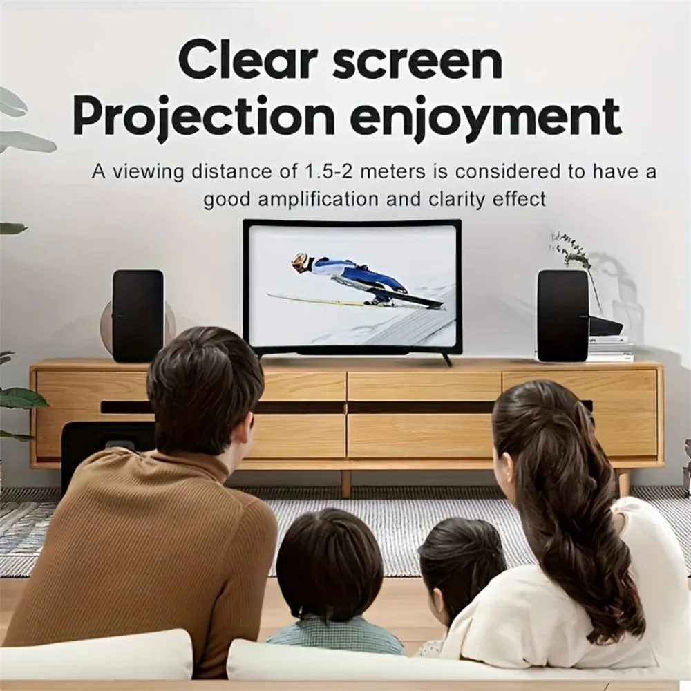 12 Inch Mobile Phone Screen Magnifying Glass 3D HD Magnifier Curved Screen Smartphone Video Amplifier Holder Mobile Phone Screen