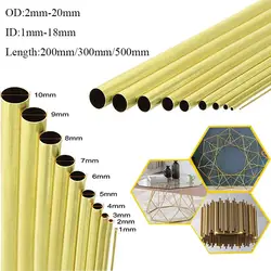 Seamless Brass Round Tubing - Various Diameters and Lengths - OD 19 x ID 17mm