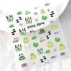 Frogs 5D Nail Stickers Decals For Nails Sticker Ongles Fake Nail Tattoo Wrap Slider 2
