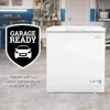 5.0 Cu. Ft. Chest Freezer Adjustable Thermostat Quick Freezing System Removable Basket LED Lights Low Noise Front Defrost Drain 4