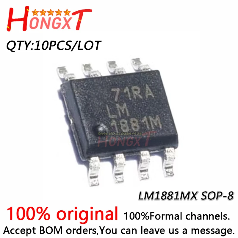 

10PCS 100% New LM1881MX LM1881M LM1881 1881M 1881MX SOP-8.Chipset