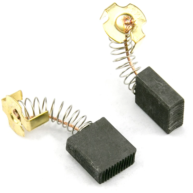 Carbon Brushes Replacement For HITACHI D 13VF Drill - Size 6.5x7.5x12mm (2 Pack)