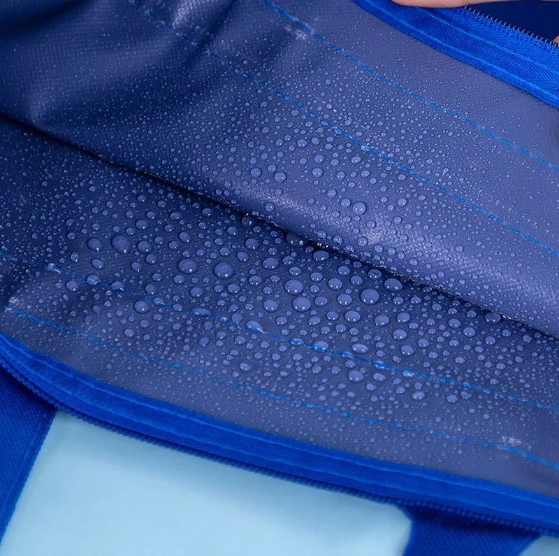 Tragbare Reißverschluss Oxford Tuch wasserdichte Kunst Aufbewahrungstasche große Kapazität wasserdichte Dokumente Studenten Business tragbare Tasche – Detail 5