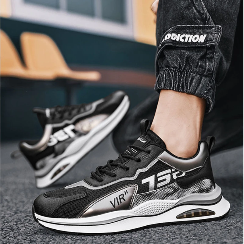 Men Running Shoes Mesh Breathable Casual Walking Shoes 2023 Male