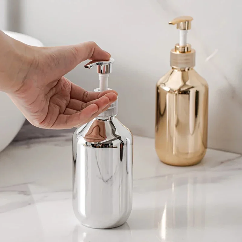 300ml Bath Hand Soap Shampoo Dispenser Plastic Bottle
