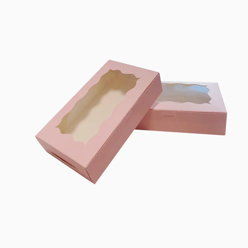 10/20/25/30pcs Cake Boxes with Window, Transparent Bakery Boxes for Pastry, Chocolate, ... - SKU CBW01753 - UGI Packaging