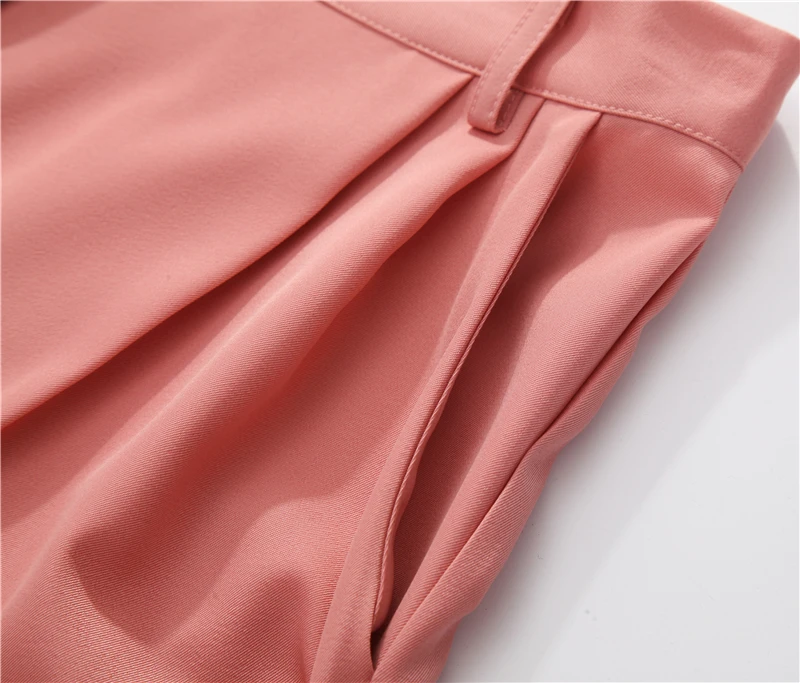 Blessyuki Summer season Excessive Waist Shorts Pants Ladies 2022 New Informal Unfastened Elegant Workplace Pants Feminine Korean Stable Delicate Straight Pant 47 S96b13e6acd4f42ef9b9f5f29fd11e14d0