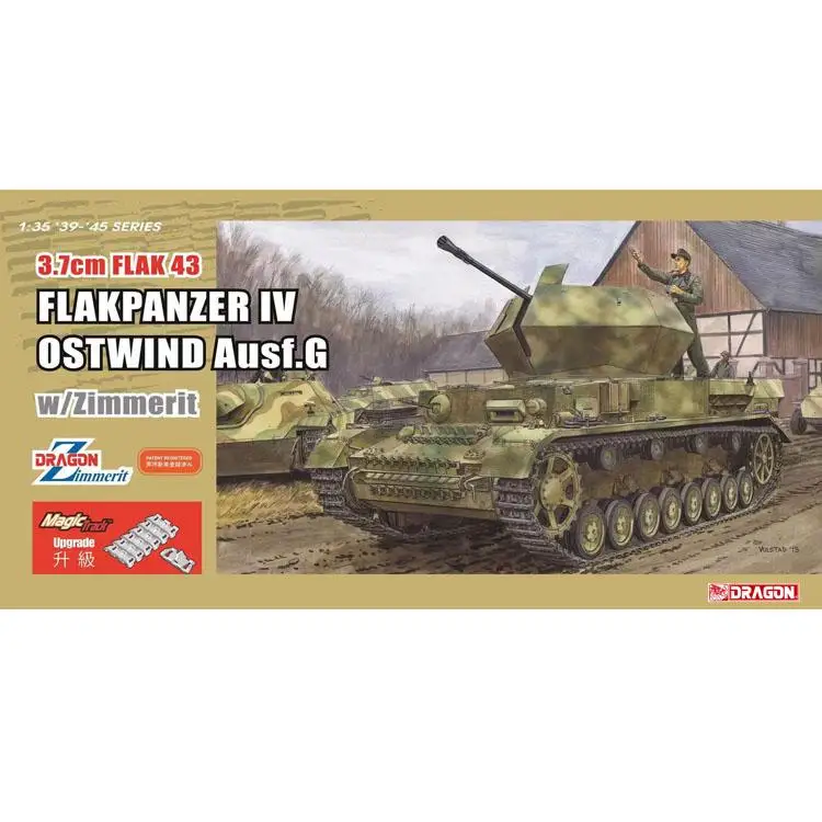 

DRAGON 6746 1/35 FlaK 43 Flakpanzer IV "Ostwind" w/Zimmerit & Magic Tracks