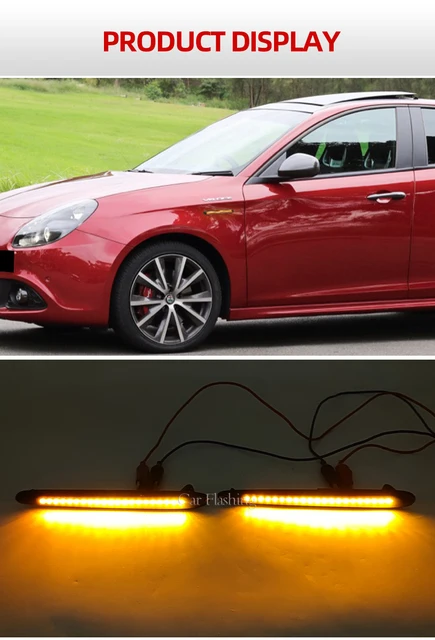 Indicatori Di Direzione A LED Per Alfa Romeo Giulietta 2010-2020 - Frecce Dynamic Amber Fum&eacute;