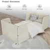 Toddler Bed, Toddler Floor Bed Frame with Guard Rails, Kids Bed for Ages 2-6 Years, Small Bed for Kids Girls and Boys 5