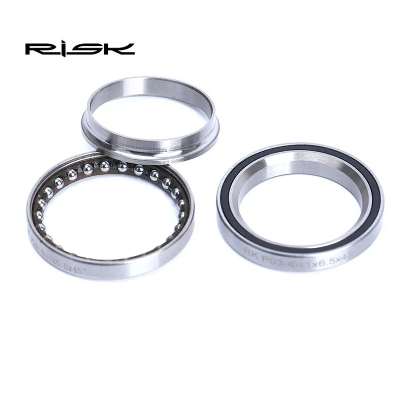 Bicycle Ball Bearing Bike Headset Bearings Risk Bicycle General Headset Repair For 28.6/44/30mm Mountain Bike Steel Bearing 41/41.8/47/49/52mm