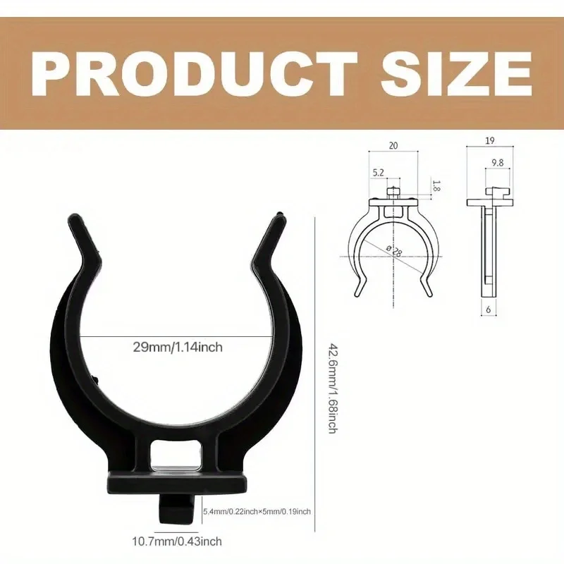 Kitchen Baseboard Hook Plastic Clip 16 Pcs for Baseboard Legs Furniture Kitchen (Diameter 29mm) kitchen baseboard hook clip