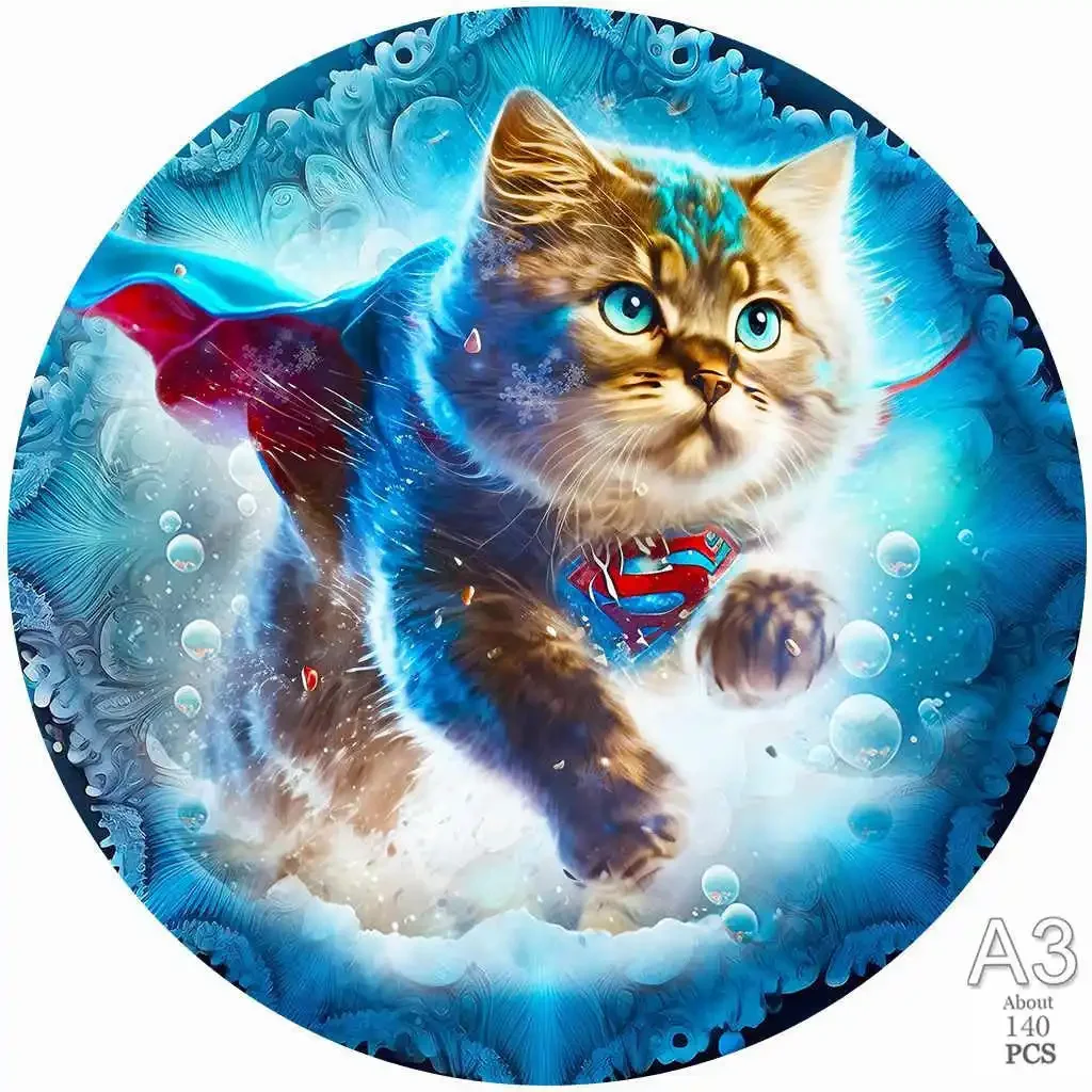 Popular Wolf Sisters Jigsaw Wooden Puzzle Children'S Puzzle Gifts Unique Family Puzzle Games Wooden Diy Crafts Games 2