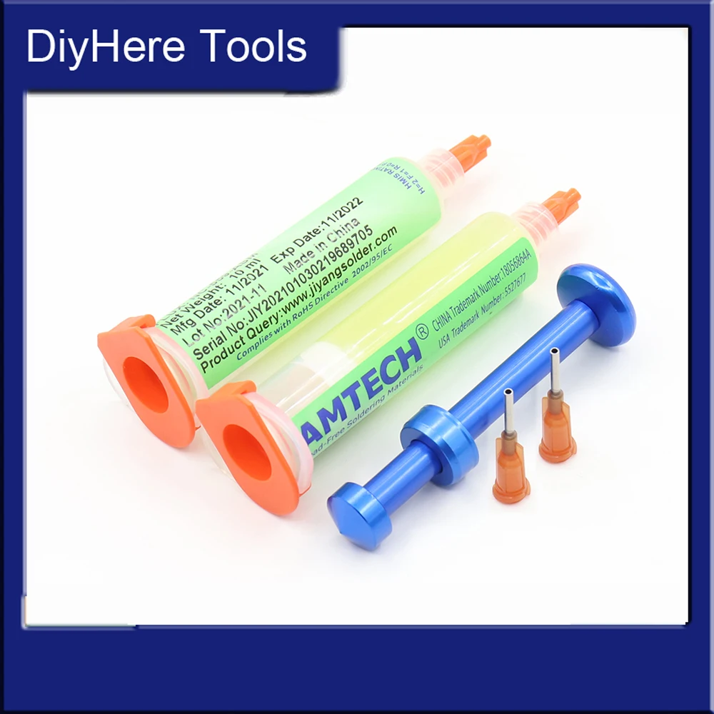 2Pcs100AMTECHNC559ASMSolderFluxCleaningfreeLowsmokeBGA