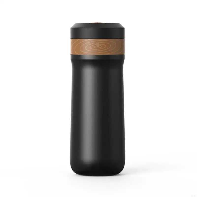 Q22C Stainless Steel Travel French Press Coffee Maker Outdoor Travel Kettle Portable French Press Suitable for Office or Home