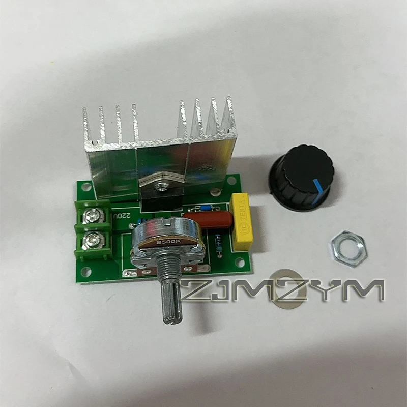 AC220V/4000W 모터 거버너 SCR 전압 조정기 고전력 디밍 온도 조절기 모터 속도 컨트롤러 전기로 팬