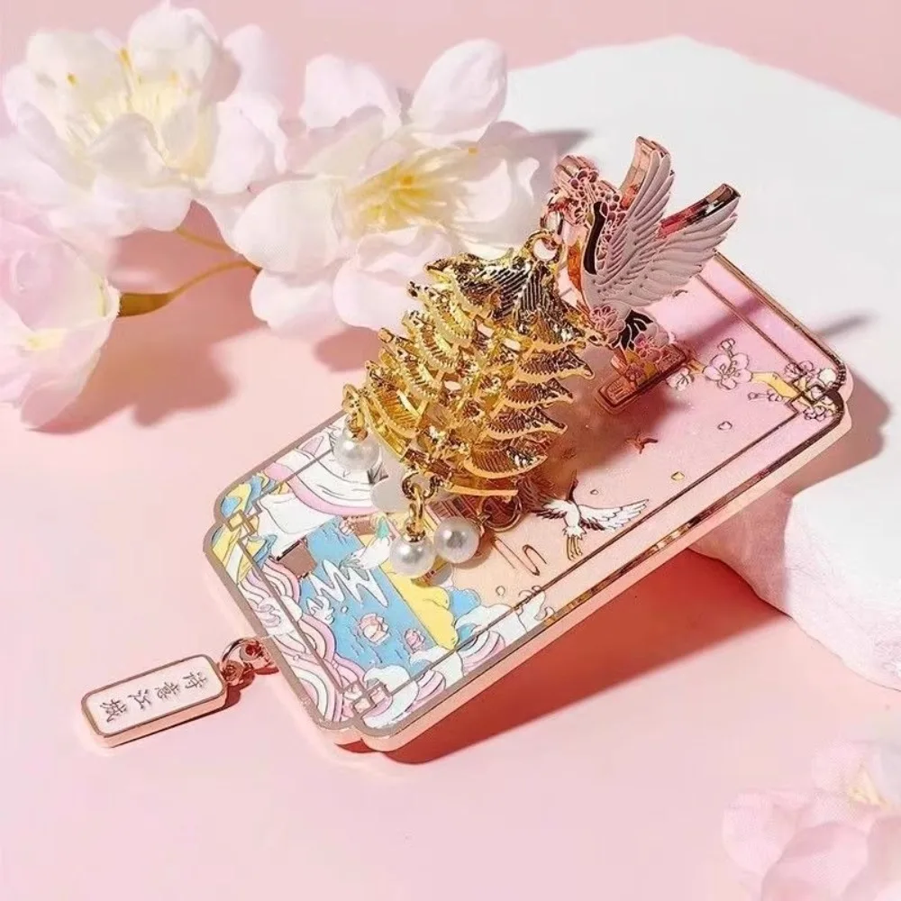 Exquisite Luminous Refrigerator Sticker Decorative Personality Refrigerator Magnets Three-dimensional Alloy Magnetic Sticker