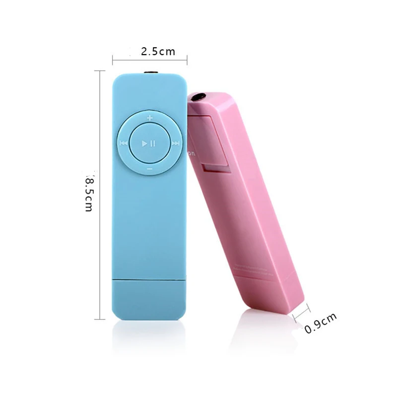 USB In-line Card MP3 Player Sound Music Media MP3 Player Listening Study Player Support Micro TF SD Card U Disk Student Gifts