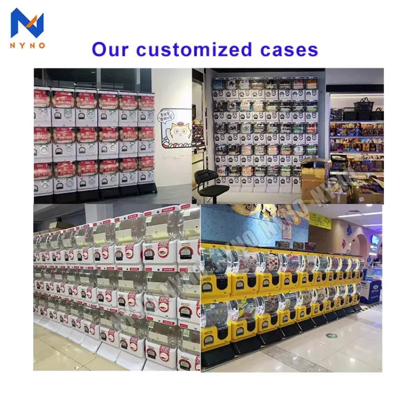 Coin Operated Toy Vending Machine Gashapon Arcade Games Tomy Gacha Machine