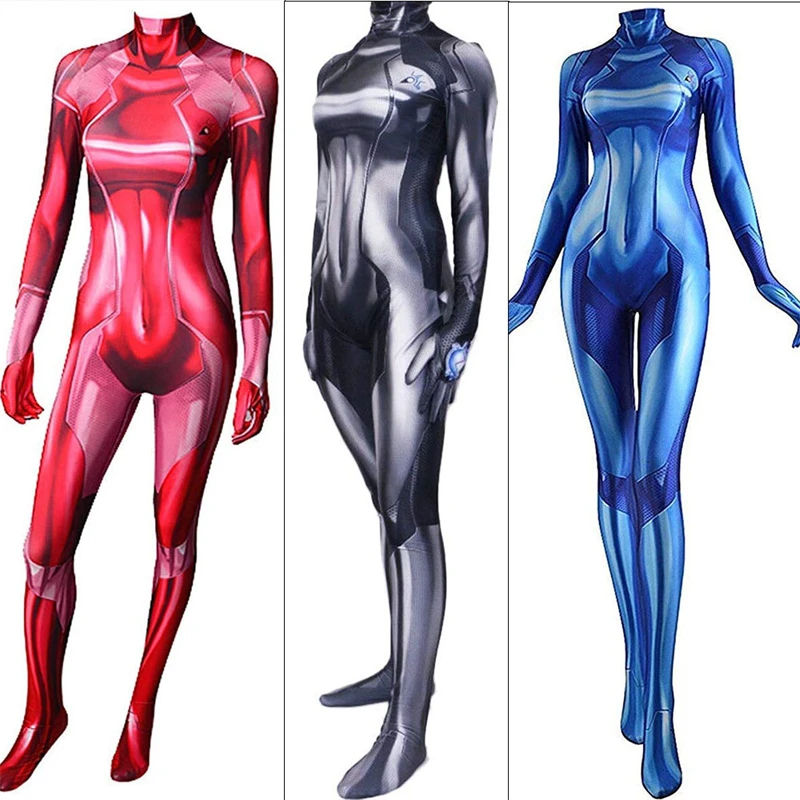 

Anime Game Character Fashion Printed Sexy Tights Superhero cosplay halloween costume for women Carnival Party