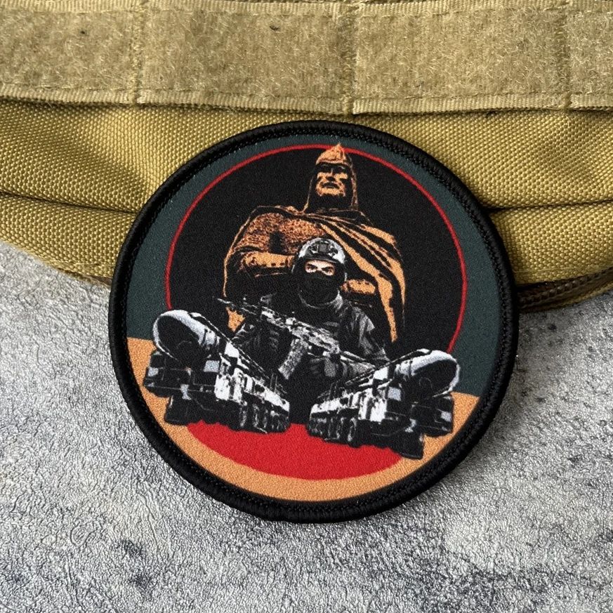 Chevron Soldiers Moral Badge Patch Taktisches Militärarmband Klettverschluss Outdoor Rucksack Hut Zubehör Aufkleber