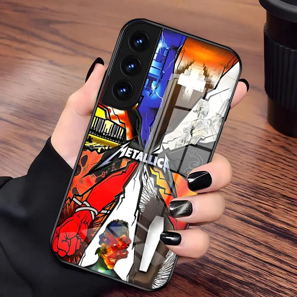 Rock Band METALLICA Shockproof Glass Phone Case
