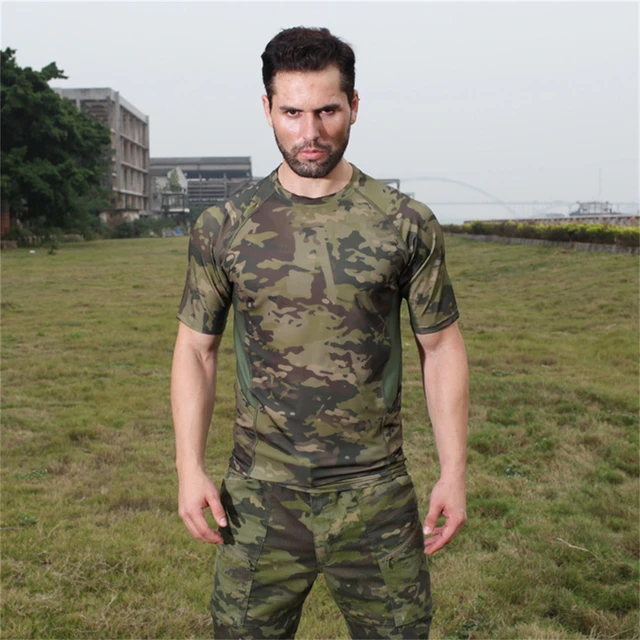 Uniforme militar táctico para hombre, camisa de combate, equipo