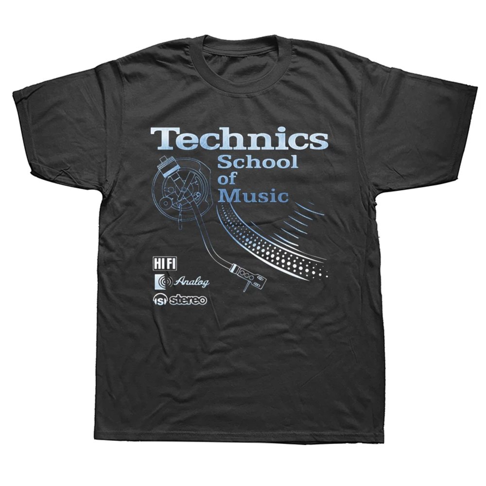 

Tatooine Retro Technics School of Music Vintage DJ Music T Shirts Streetwear Birthday Gifts Summer Style T-shirt Mens Clothing