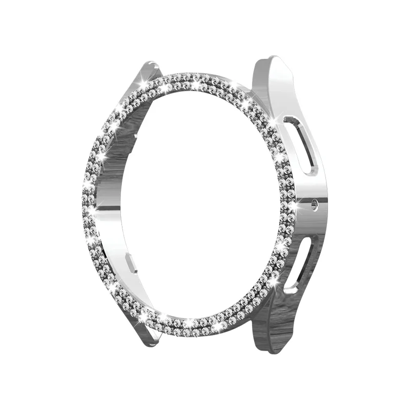 Elegant Bling Diamond Bumper Case for Smartwatches - Fashion Accessory Cover