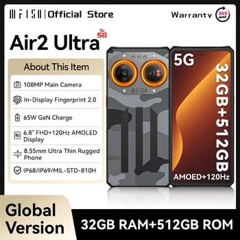 IIIF150 Air2 5G Rugged Smartphone, 16GB+512GB, 6.8" 120Hz AMOLED, 108MP 1