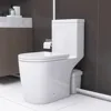 Macerating Toilet System with 600W Pump for Basement,With 3 Water Inlet, Powerful Upflush One Piece Toilet 2