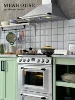 1/6 Doll House Model Furniture Accessories Mini Model Stove and Range Hood 6