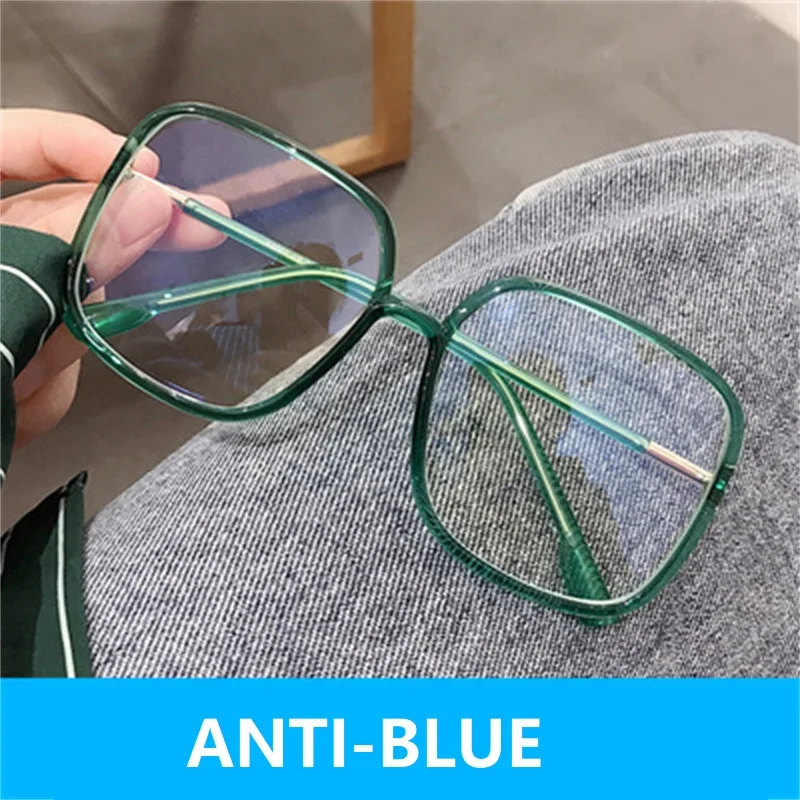 Stylish Oversized Transparent TR90 Unisex Glasses Frame