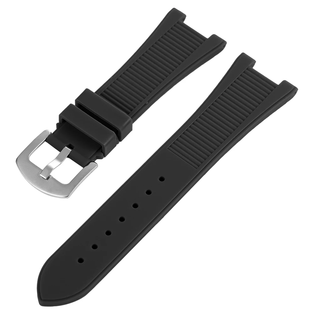 Silicone Waterproof Watch Strap, Soft Rubber Band Accessory