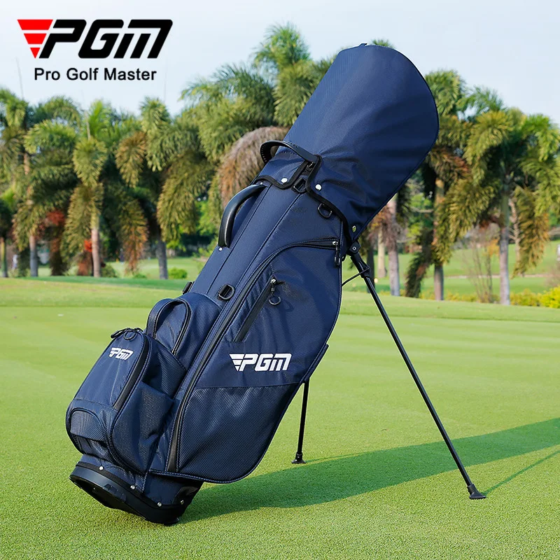 Super Lightweight Portable Waterproof Travel Golf Stand Bag with Rain Cover Can Hold A Full Golf Set of Club in Black Gray Blue