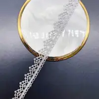 3 Yards Gold Silver Lace Trim Ribbon High Quality Lace Fabric Sewing Braided Lace Wedding Craft DIY Clothes Accessories Decor 4