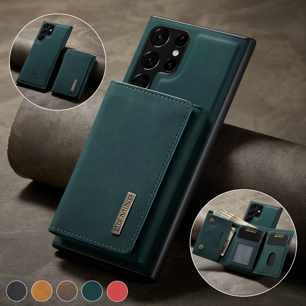 

2 in 1 Wallet Card Slots Phone Case For Samsung Galaxy A52s A22 A12 A72 A71 A51 A22 A32 A42 A13 A33 A53 A73 A24 A34 A54 S24 S23