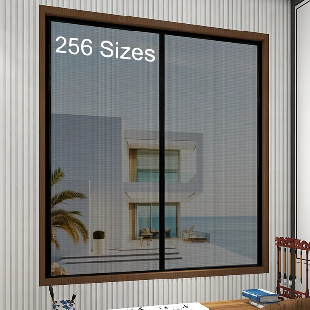 หน้าต่างมุ้งกันยุง Home Moustique Self กาวผ้าม่านตาข่ายป้องกันยุง Bug แมลง Fly ตาข่าย Windows ผ้าม่าน 1