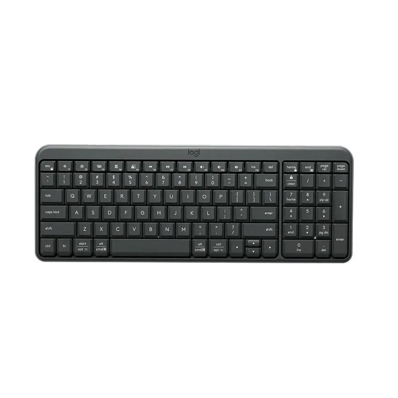 Logitech K251 מקלדת בלוטות' אלחוטית 99 מקשים מקלדת עסקית משרדית ניידת קומפקטית עבור Mac iPhone Android Tablet PC