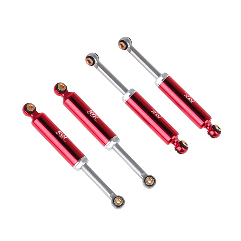 

4Pcs Metallic Red Shock Absorber Upgrade Parts for 1/24 RC Crawler Car Axial AX24 XC-1 DIY Accessories